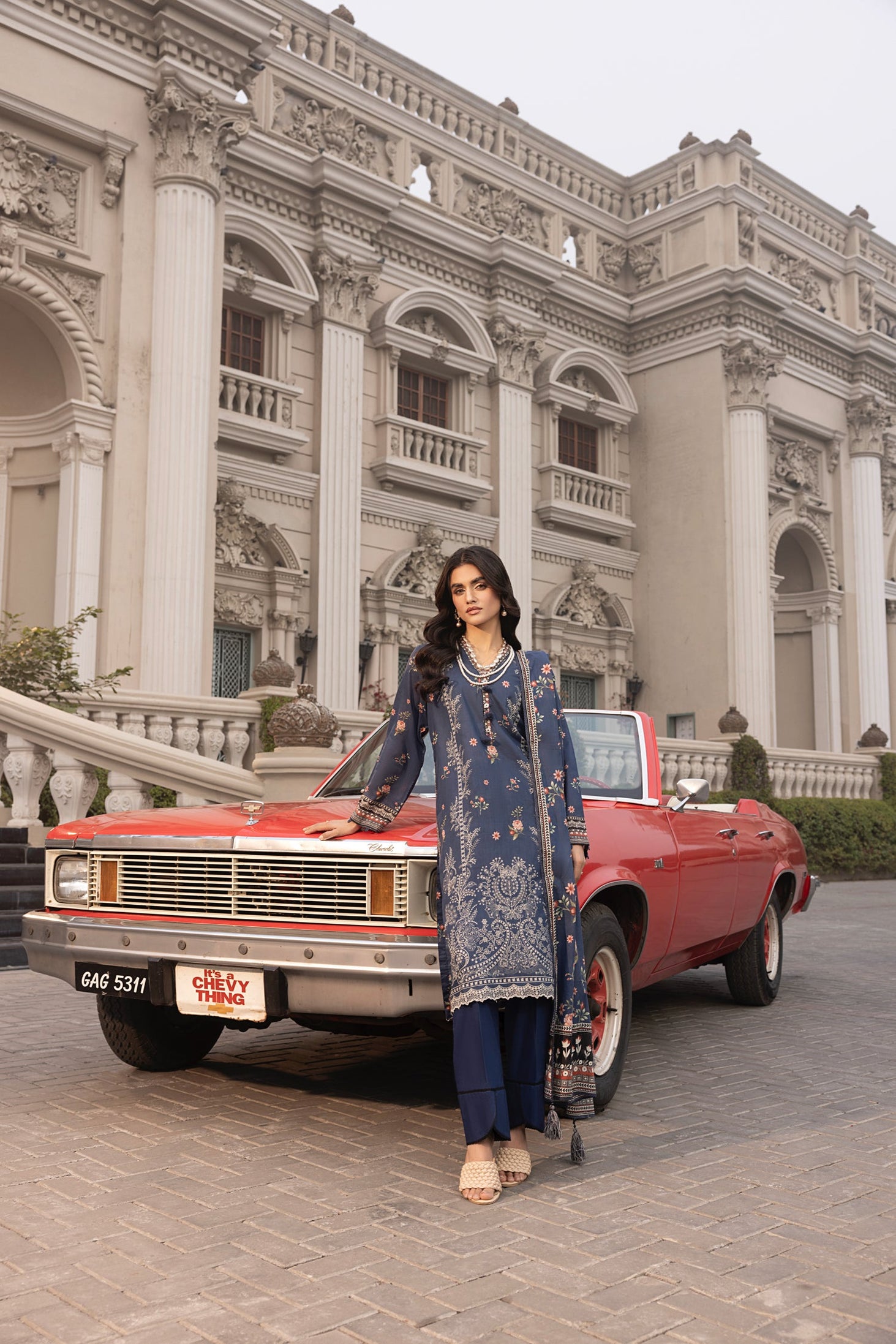 Lakhany Print L/Chiffon`25 LG-MM-262