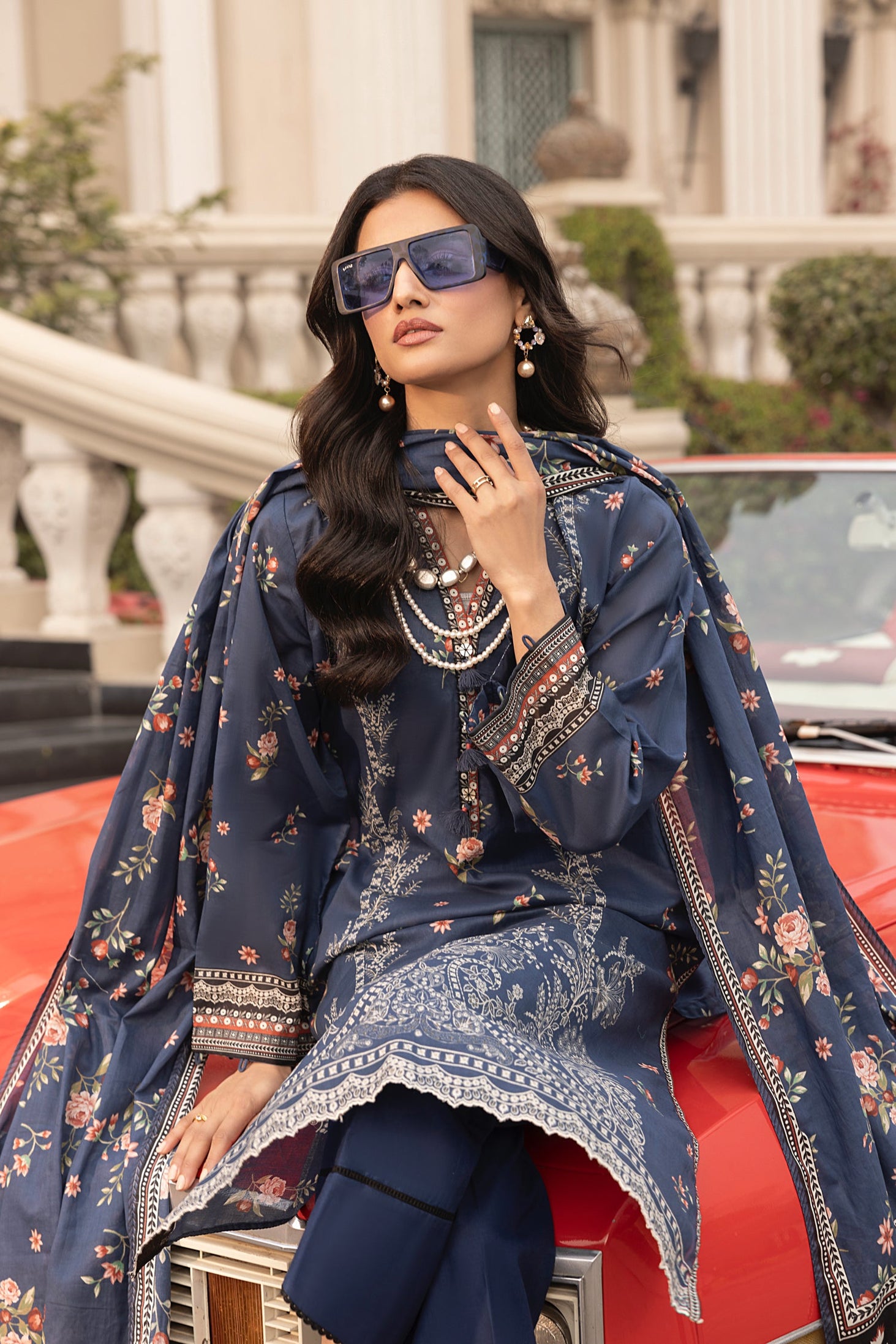 Lakhany Print L/Chiffon`25 LG-MM-262