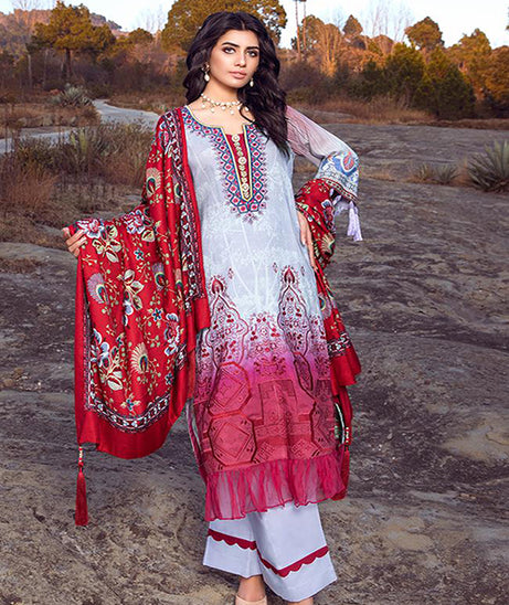 Al Zohaib Wintry Breeze Shawl Collection`20 D#4