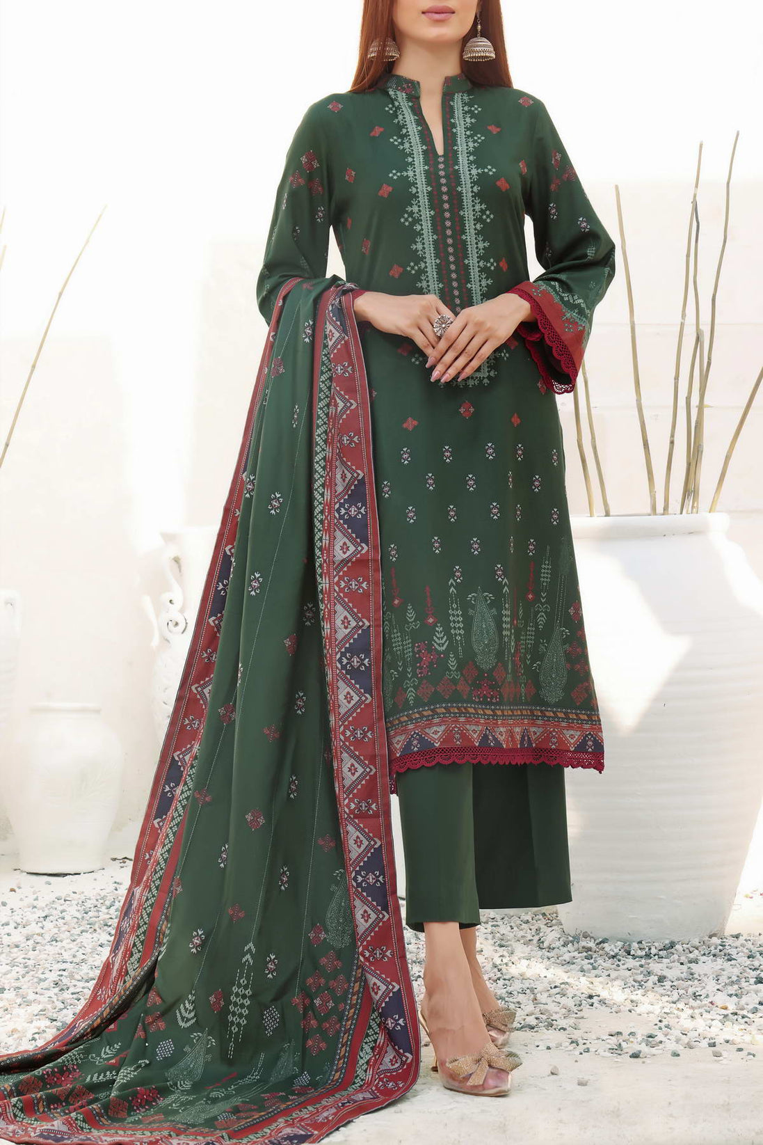 VS Digital Print Dhanak`23 D#29 (Green)