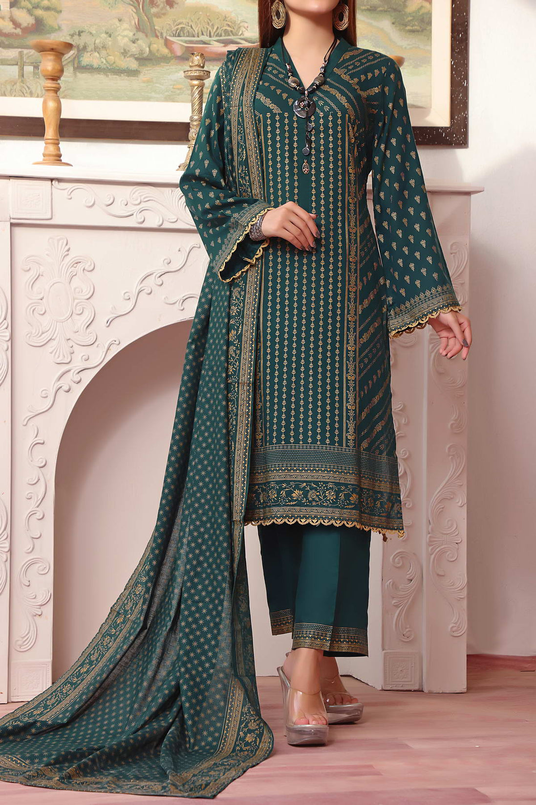 Daman Print Lawn`23 D#1540 Zink