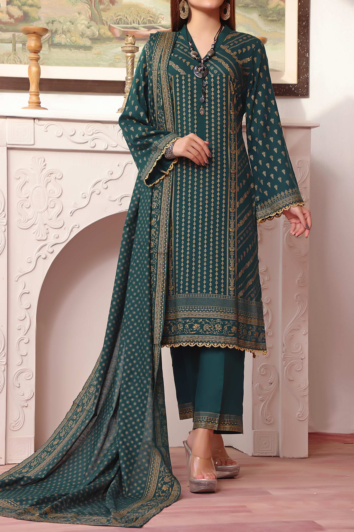 Daman Print Lawn`23 D#1540 Zink
