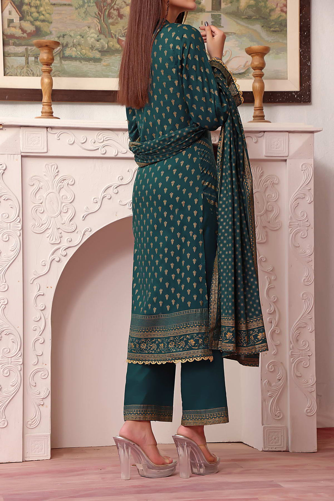 Daman Print Lawn`23 D#1540 Zink