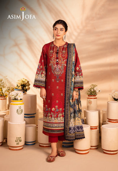 Asim Jofa D/Print Lawn'24 AJUB#02