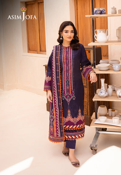 Asim Jofa D/Print Lawn'24 AJUB#09