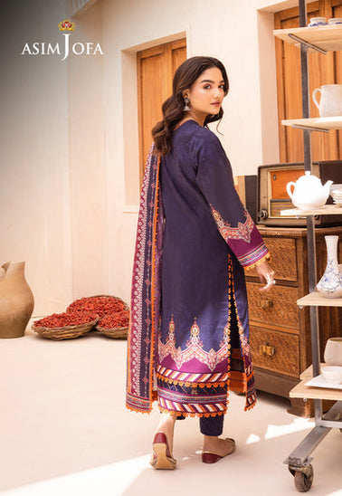 Asim Jofa D/Print Lawn'24 AJUB#09