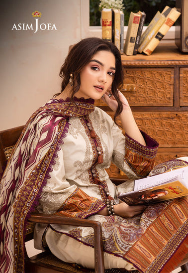 Asim Jofa D/Print Lawn'24 AJUB#11