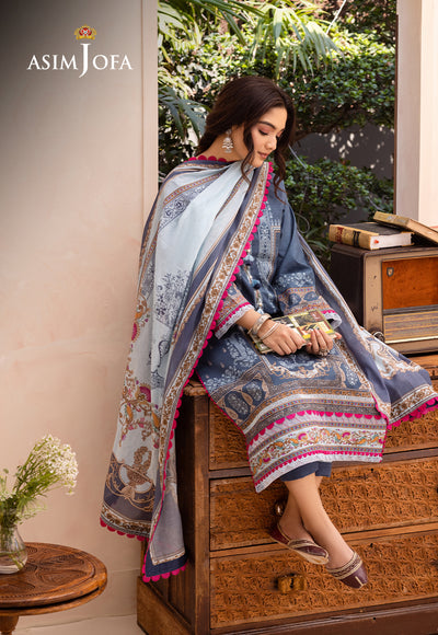 Asim Jofa D/Print Lawn'24 AJUB#14