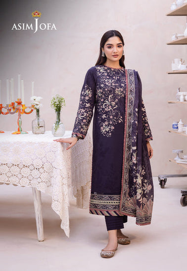 Asim Jofa D/Print Lawn'24 AJUB#08