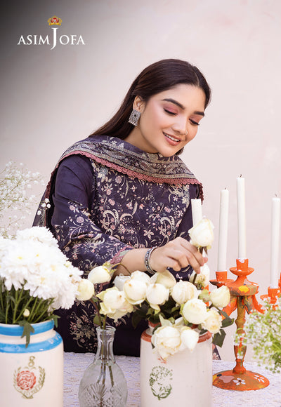 Asim Jofa D/Print Lawn'24 AJUB#08