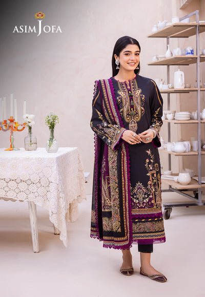 Asim Jofa D/Print Lawn'24 AJUB#17