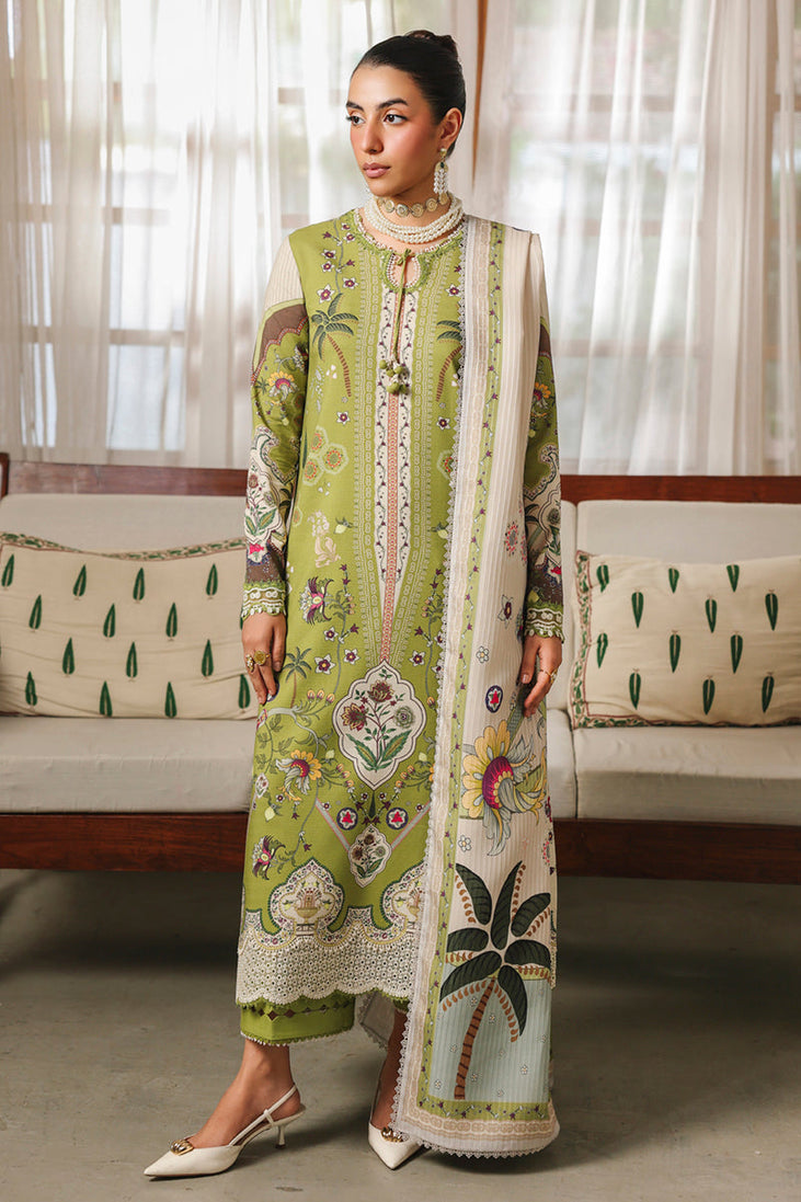 Qalamkar QPrints Unstitched`25 QW#7-B
