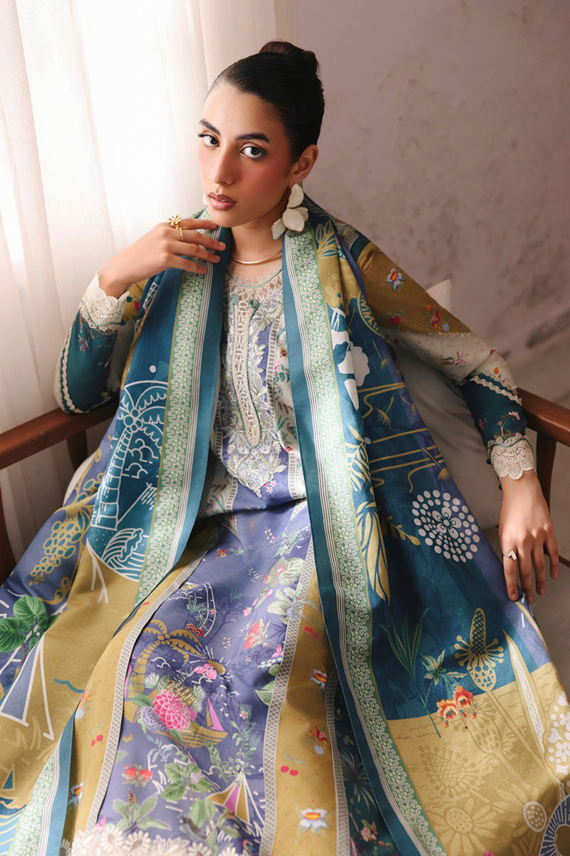 Qalamkar QPrints Unstitched`25 QW#10-A