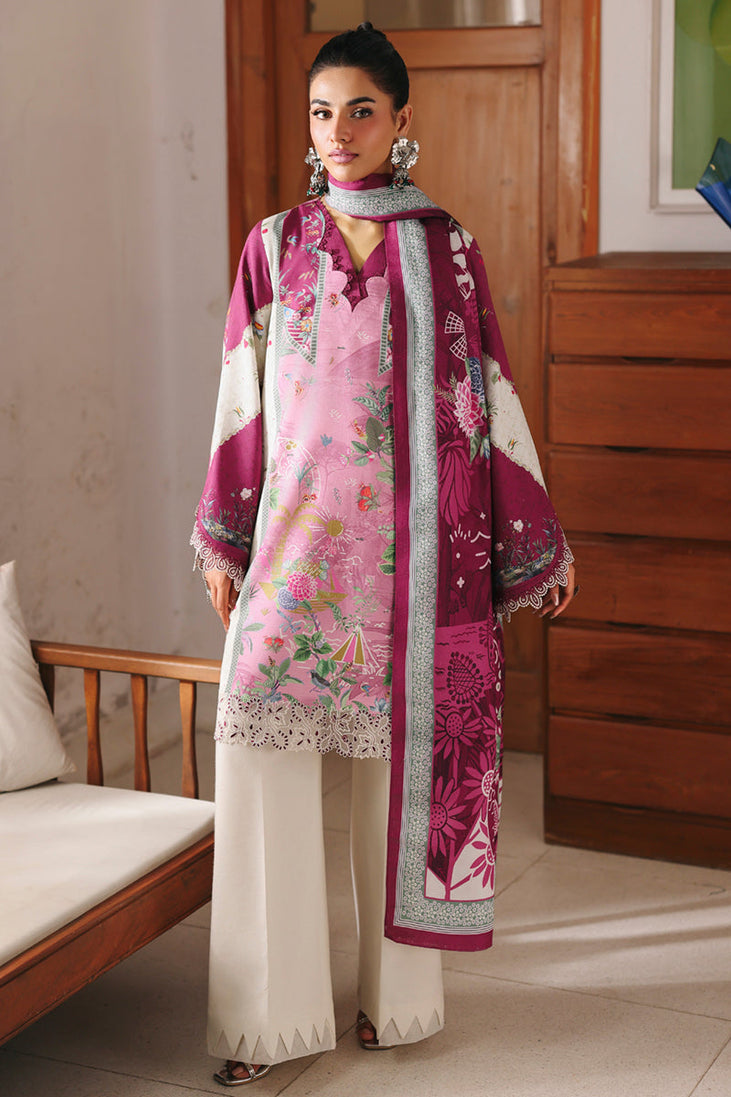 Qalamkar QPrints Unstitched`25 QW#10-B