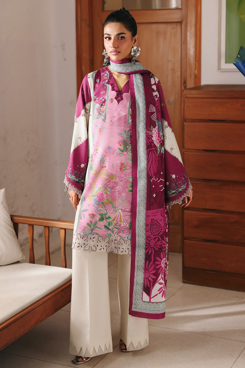 Qalamkar QPrints Unstitched`25 QW#10-B