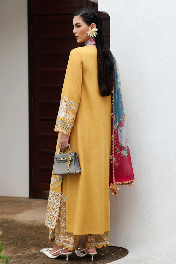 Qalamkar Qline Linen Collection`25 D#06