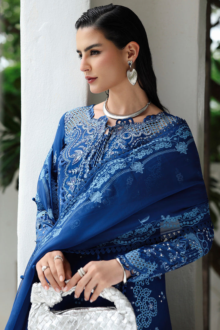 Qalamkar Qline Linen Collection`25 D#03