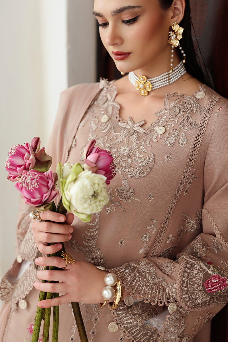 Qalamkar Qline Linen Collection`25 D#14