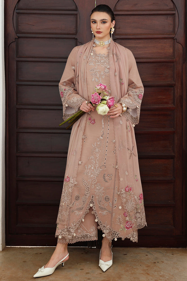 Qalamkar Qline Linen Collection`25 D#14