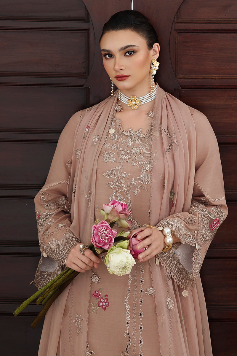 Qalamkar Qline Linen Collection`25 D#14