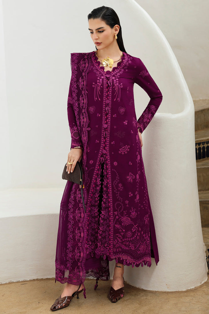 Qalamkar Qline Linen Collection`25 D#01