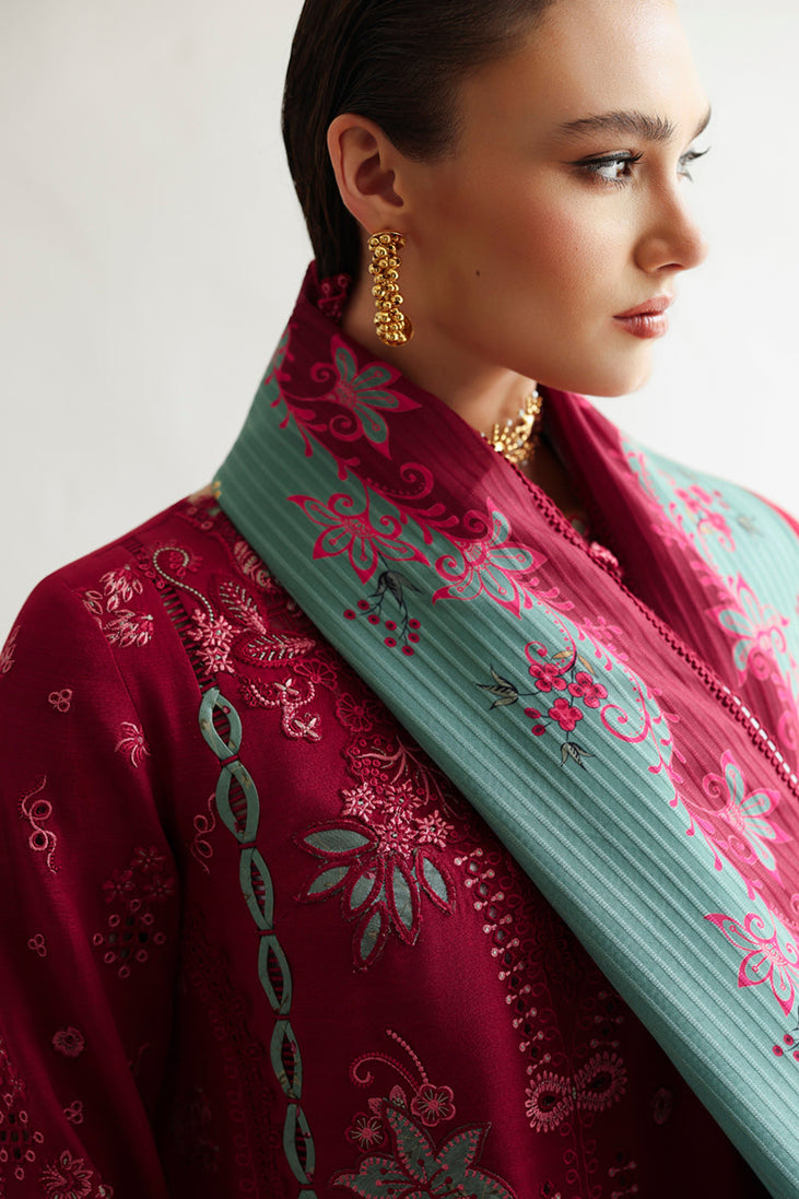 Qalamkar Qline Linen Collection`25 D#12