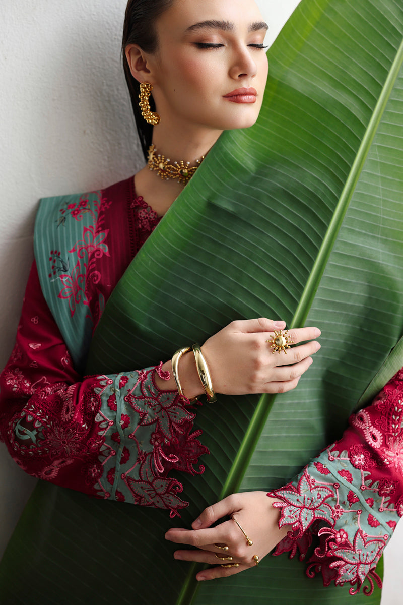 Qalamkar Qline Linen Collection`25 D#12