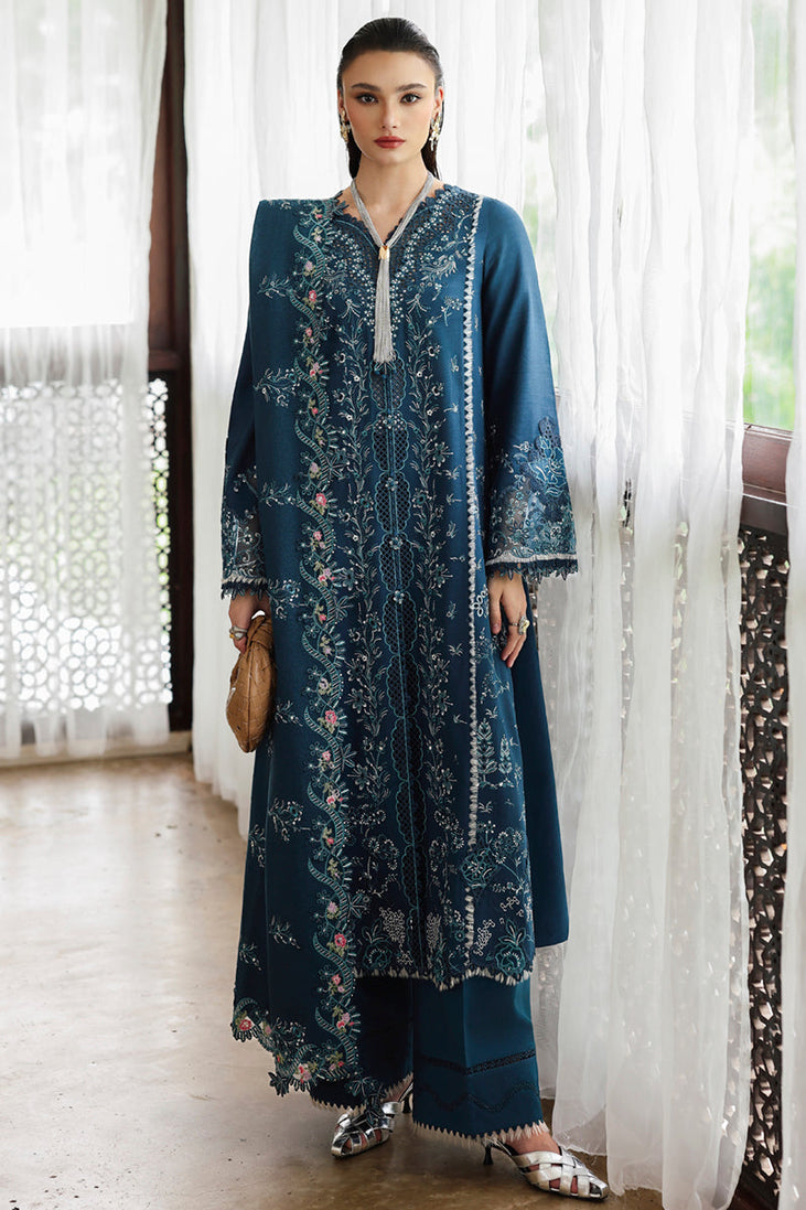 Qalamkar Qline Linen Collection`25 D#05