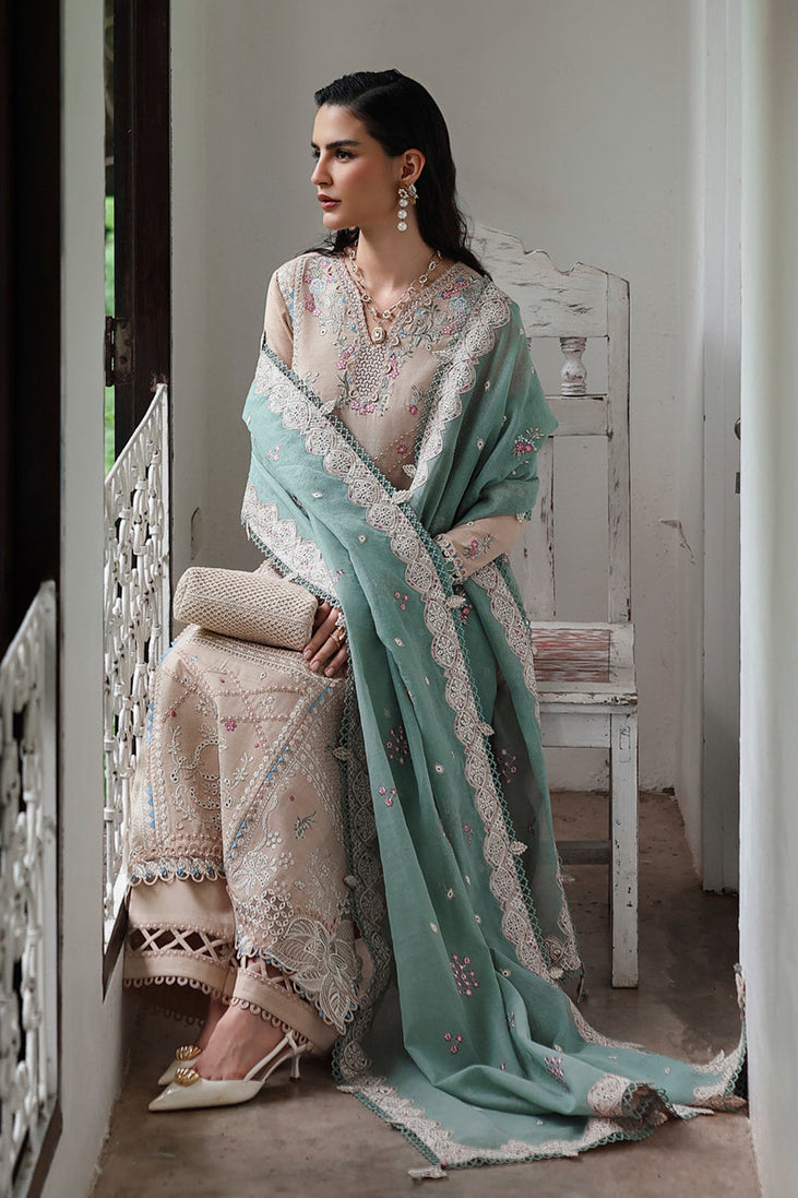 Qalamkar Qline Linen Collection`25 D#07