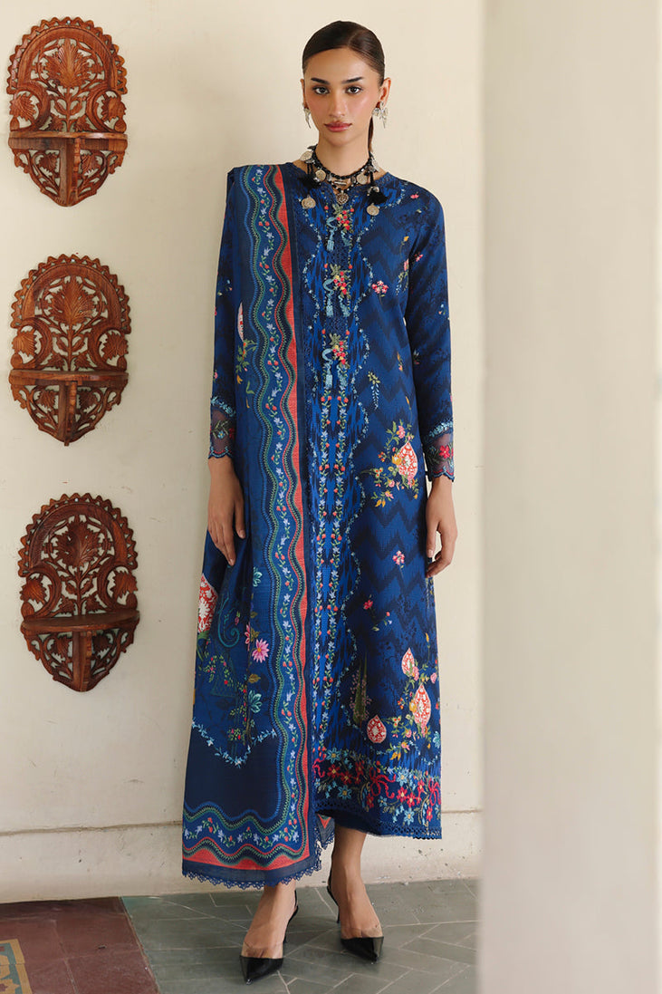 Qalamkar QPrints Unstitched`25 QW#2-B