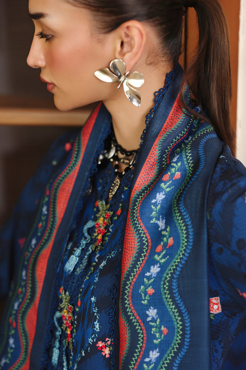 Qalamkar QPrints Unstitched`25 QW#2-B