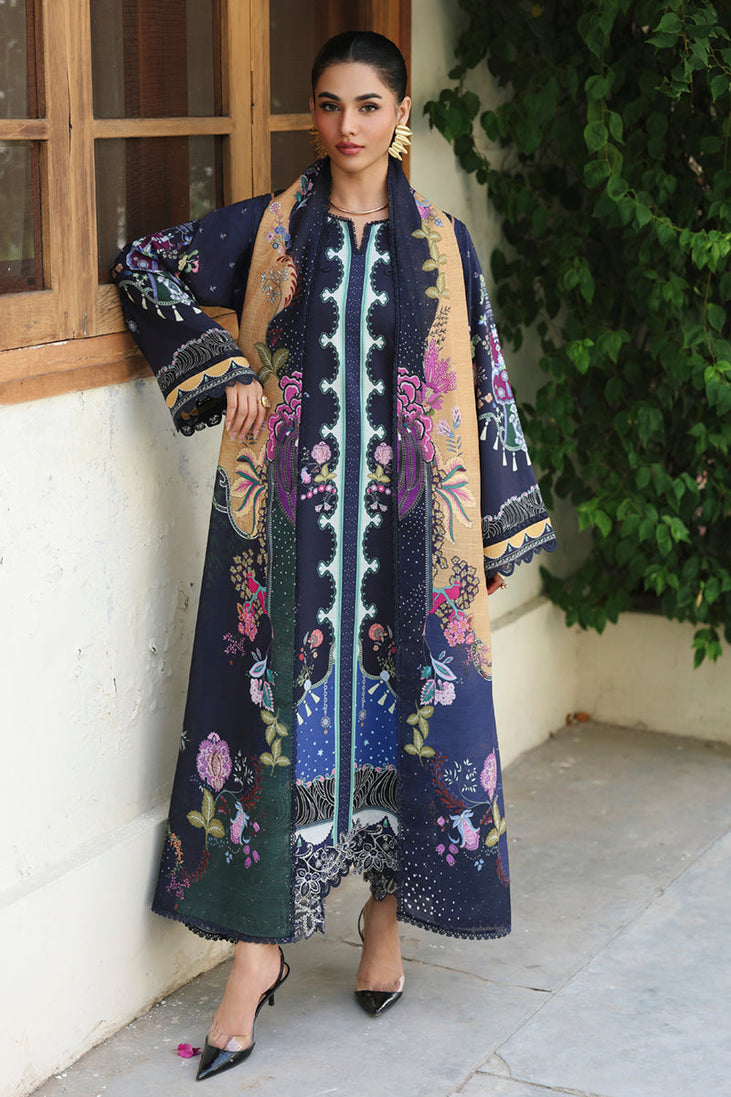 Qalamkar QPrints Unstitched`25 QW#4-A