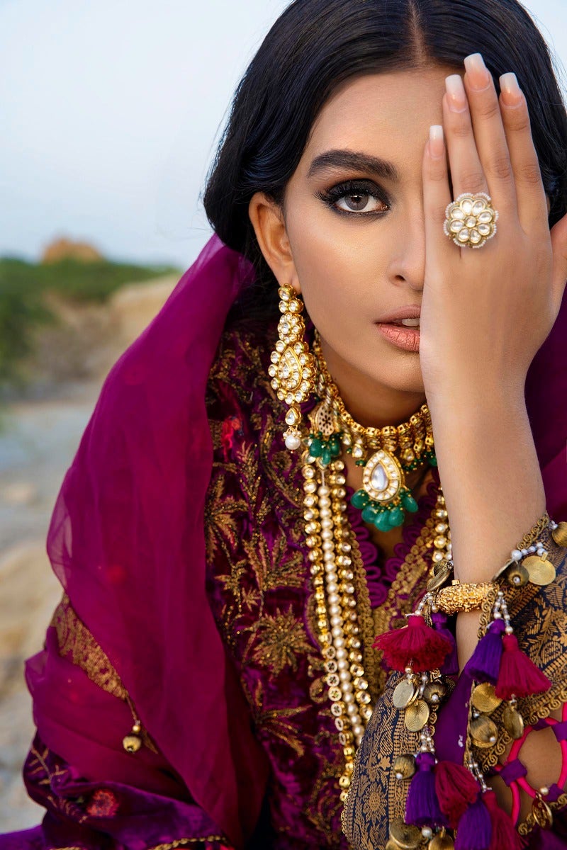 Sana Safinaz Winter Velvet Collection'21 D#5