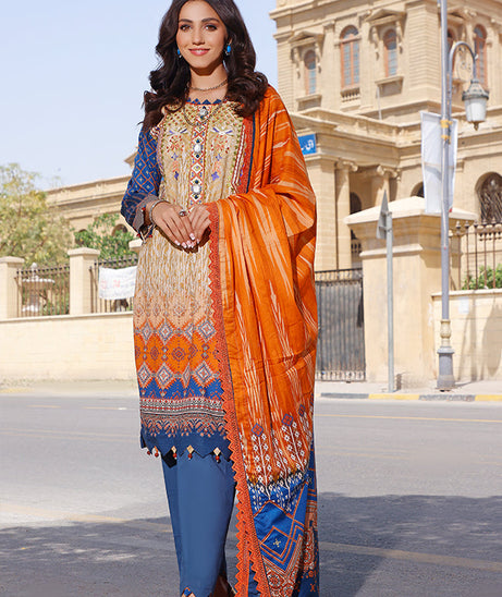 Al-Zohaib Rang Emb Lawn'22 D#6