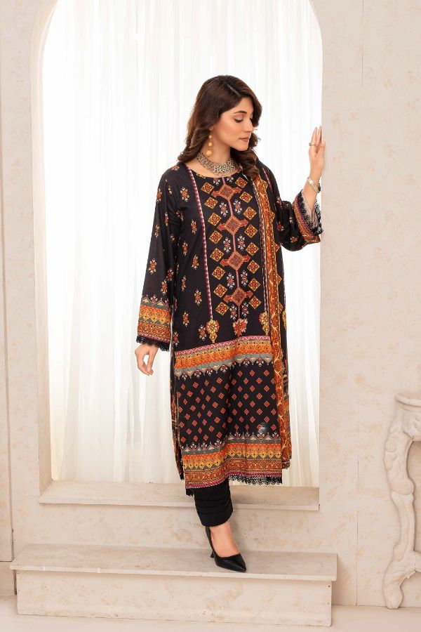 Feroza Falak Slub Linen`24 D#02