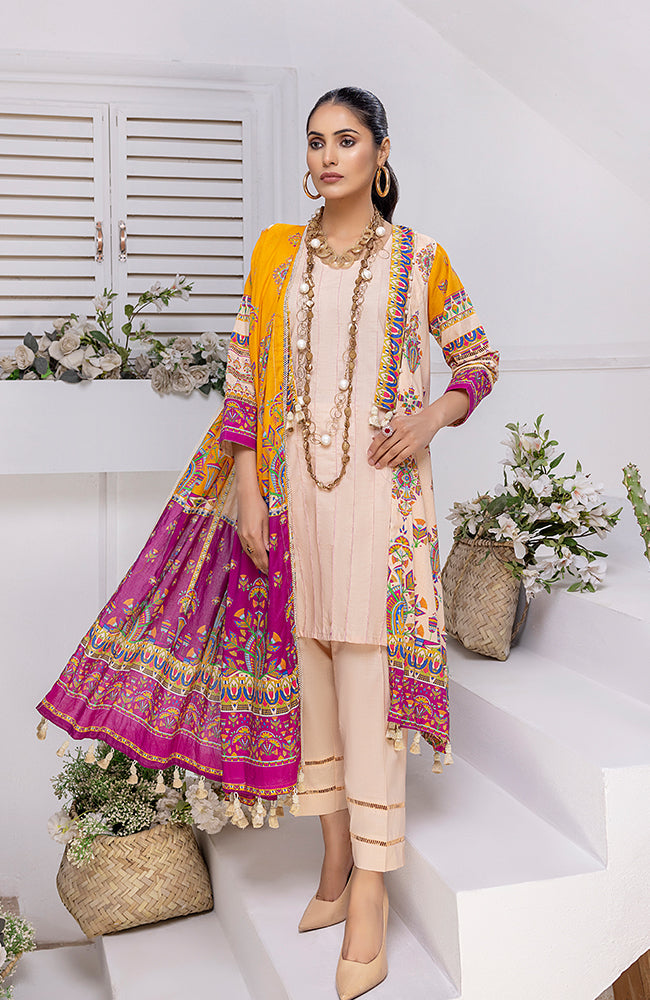 Al Zohaib Coco Print Lawn`22 D#8