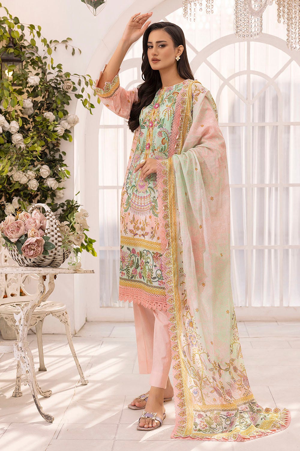 Gul Ahmed Summer Lawn'25 CL#52097-A