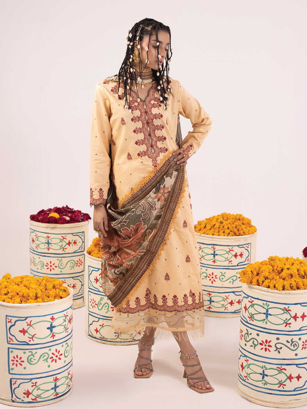 Faiza Faisal Rangeeli Lawn'24 (Gulabo)