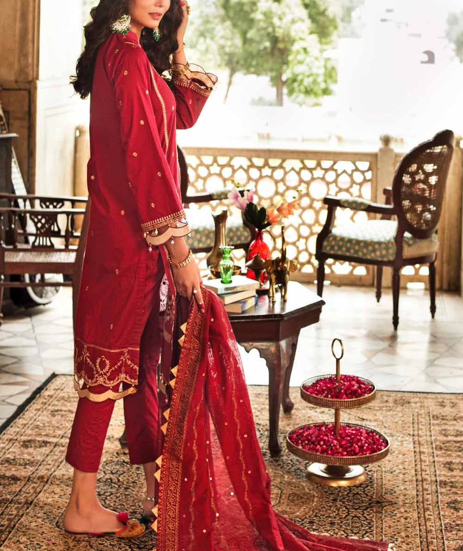 Gul Ahmed Luxury Festive'21 FE # 12243
