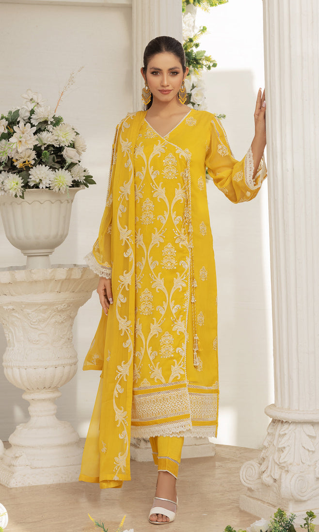 Shamooz Afreen Emb Chiffon`23 BAHAAR