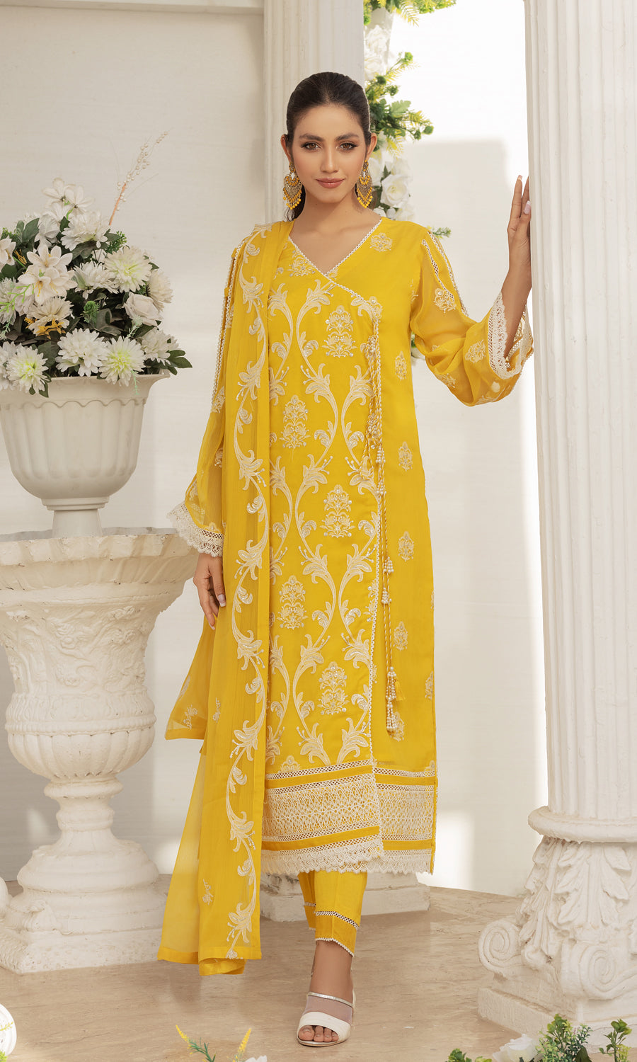 Shamooz Afreen Emb Chiffon`23 BAHAAR