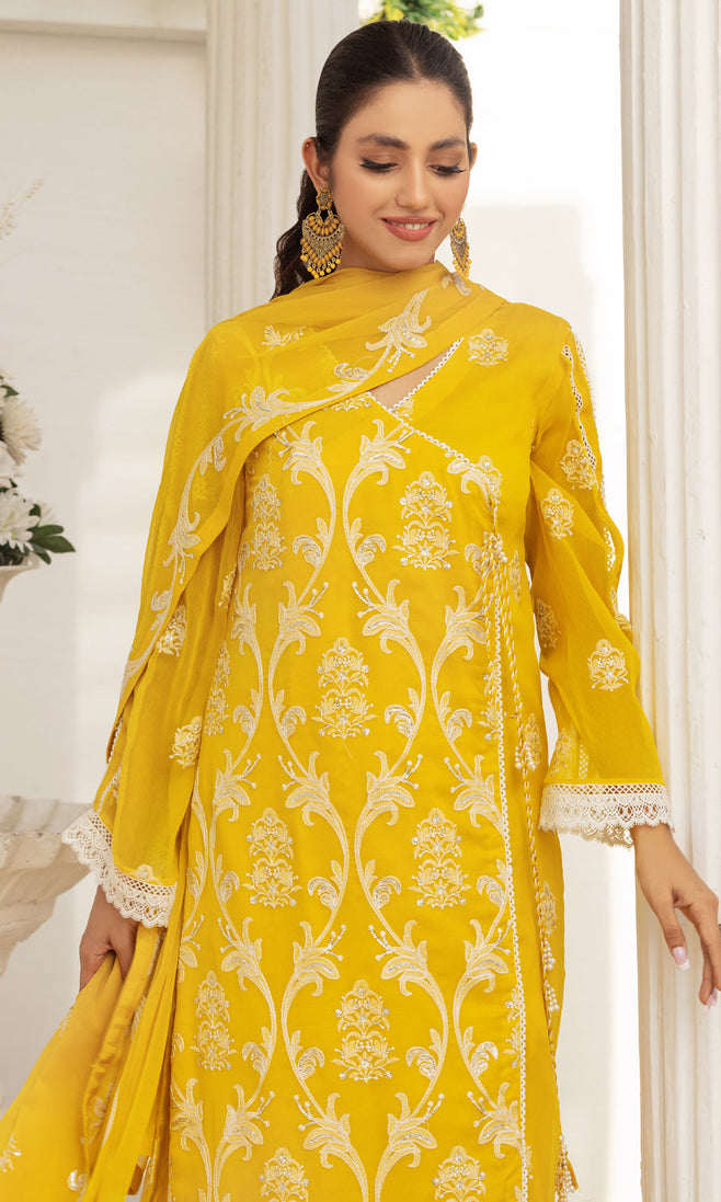 Shamooz Afreen Emb Chiffon`23 BAHAAR