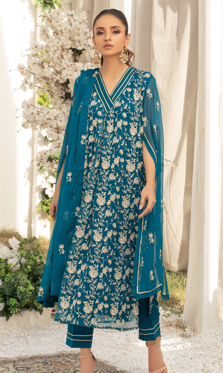Shamooz Afreen Emb Chiffon`23 HEENA