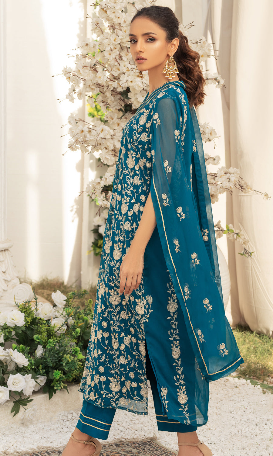 Shamooz Afreen Emb Chiffon`23 HEENA