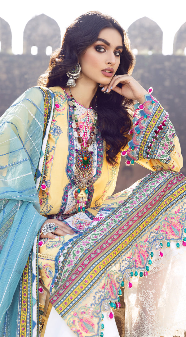 Viva Anaya Virsa Eid Lawn'22 VEL#07 ZARMINAY