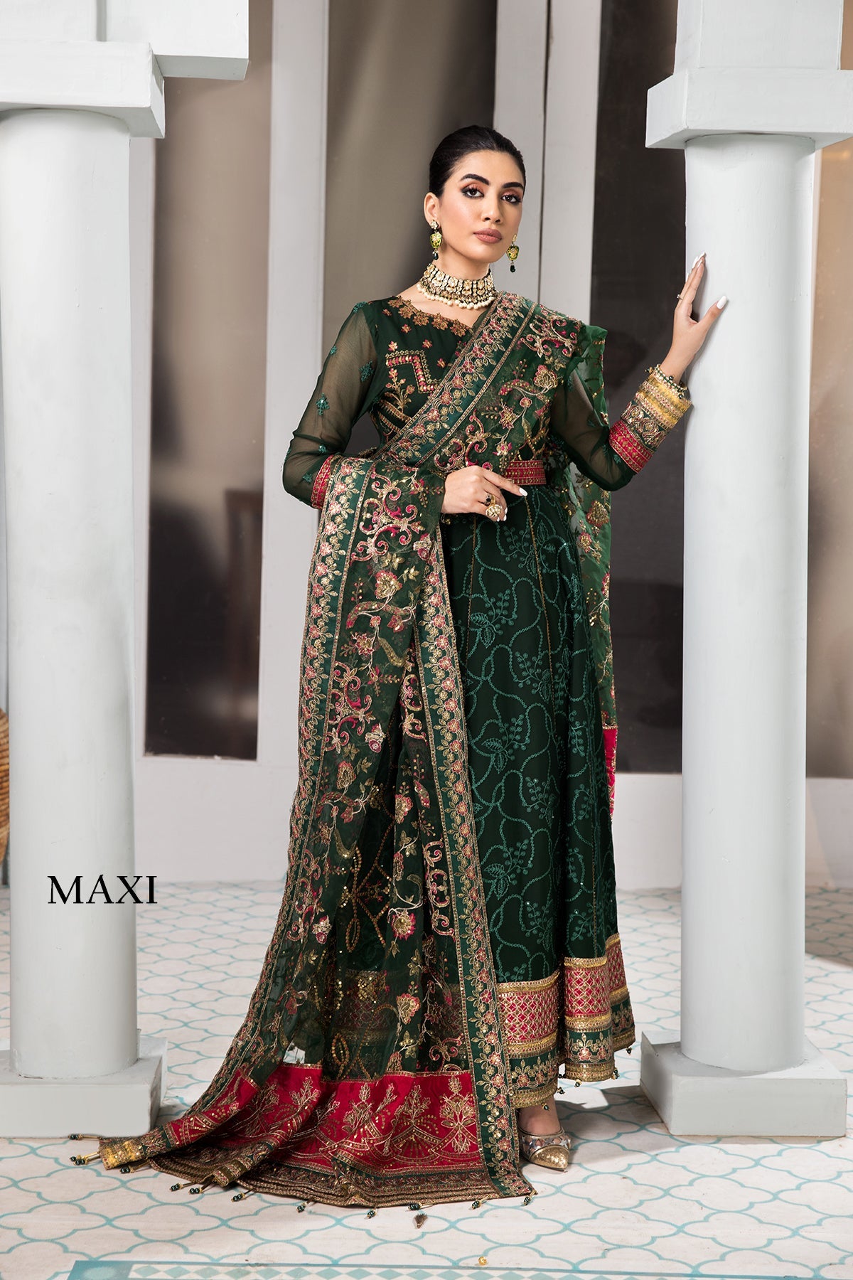 Alizeh Wasal Miras Chiffon'22 D#01 NAULAKHA
