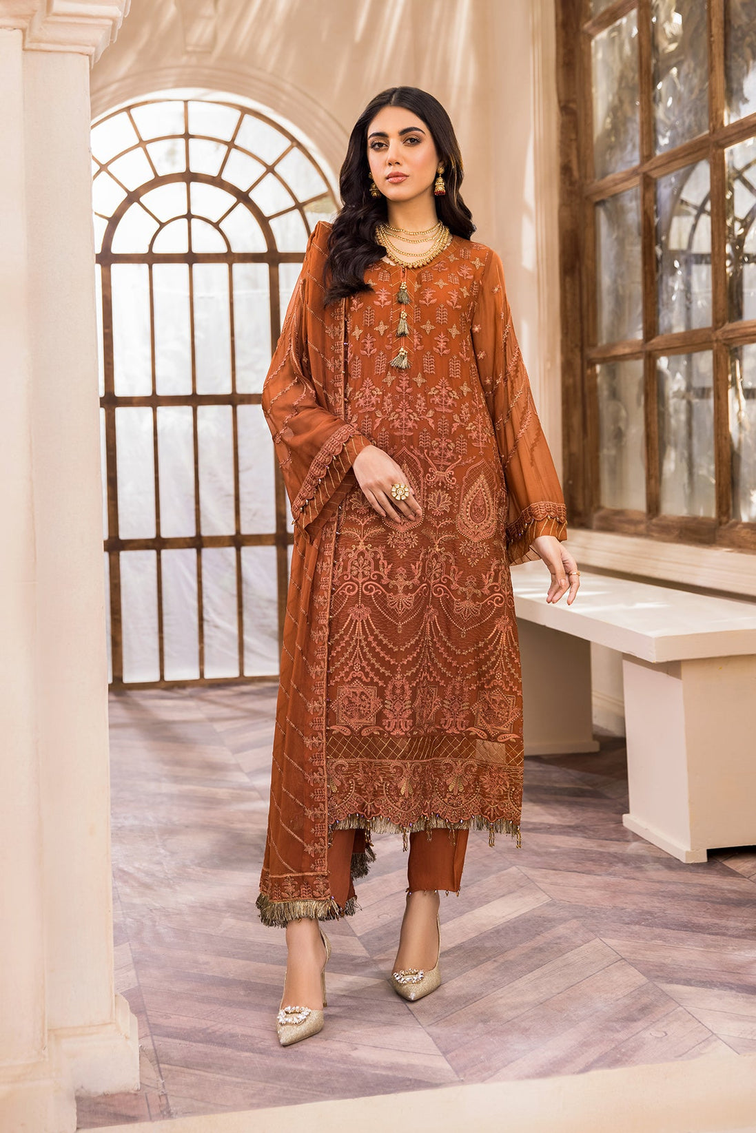 Farasha Emb Chiffon`22 D#07 (Vol-1)