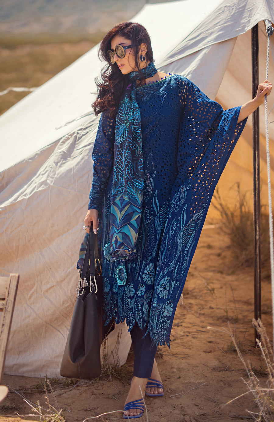 Mahiymaan Luxury Lawn Eid Edit'24 M#01