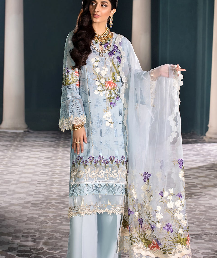 Elaf Festive Chikankari Collection'22 EFC#06-B Marina