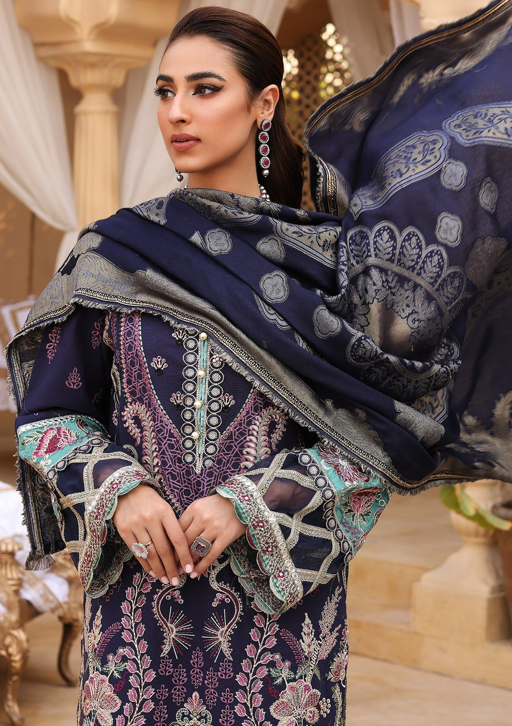 Elaf Luxury Winter Collection'22 ELW#10 B (Dusk)